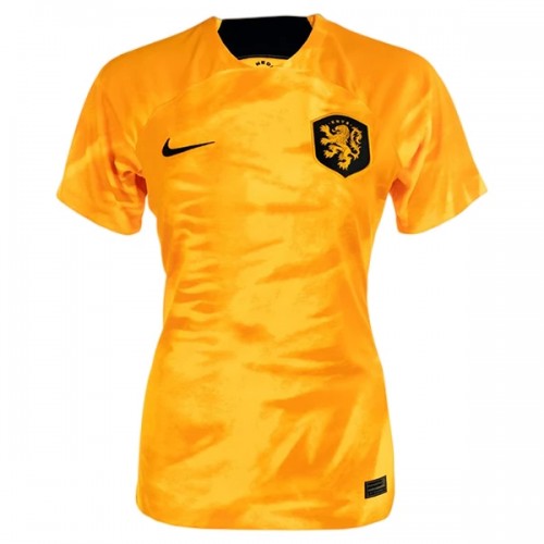 Holland Fodboldtrøjer Dame Hjemmebanesæt World Cup 2022 Kort ærmer Holland Fodboldtrøjer Dame Hjemmebanesæt World Cup 2022 Kort ærmer